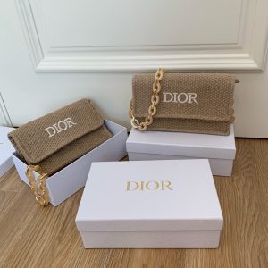 Dior Rattan Bag Pouch