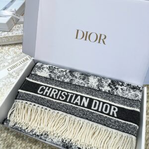 Christian Dior Animal Print Scarf